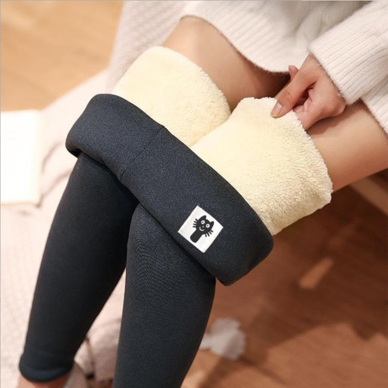 Winter Sherpa Fleece Lined Leggings for Women Winter Warm Thermal Pants Workout High Waist Leggings Yoga Pants